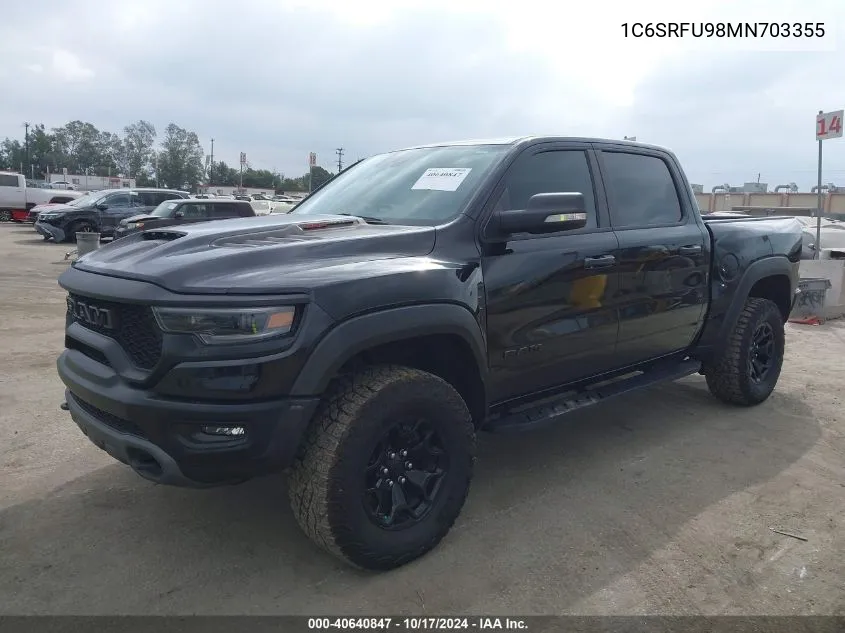 2021 Ram 1500 Trx 4X4 5'7 Box VIN: 1C6SRFU98MN703355 Lot: 40640847