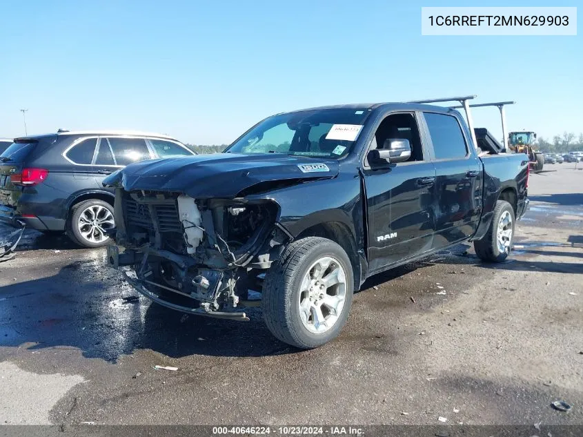 2021 Ram 1500 Big Horn 4X2 5'7 Box VIN: 1C6RREFT2MN629903 Lot: 40646224