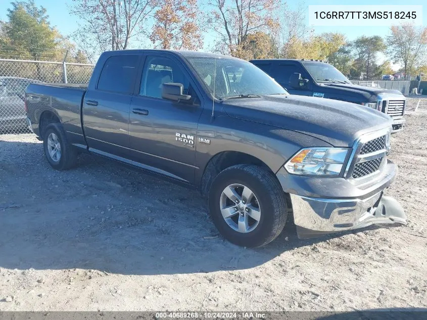 2021 Ram 1500 Classic Slt 4X4 6'4 Box VIN: 1C6RR7TT3MS518245 Lot: 40689268