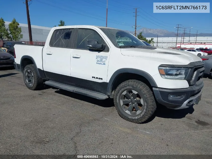 2021 Ram 1500 Rebel 4X4 5'7 Box VIN: 1C6SRFLT2MN766173 Lot: 40695563