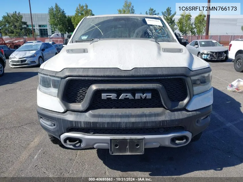 2021 Ram 1500 Rebel 4X4 5'7 Box VIN: 1C6SRFLT2MN766173 Lot: 40695563