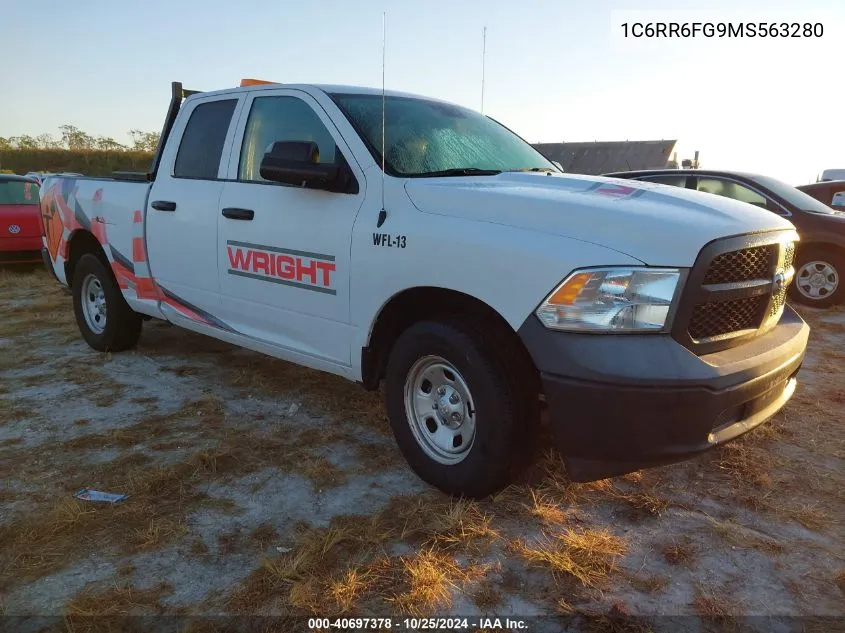 2021 Ram 1500 Classic Tradesman 4X2 6'4 Box VIN: 1C6RR6FG9MS563280 Lot: 40697378