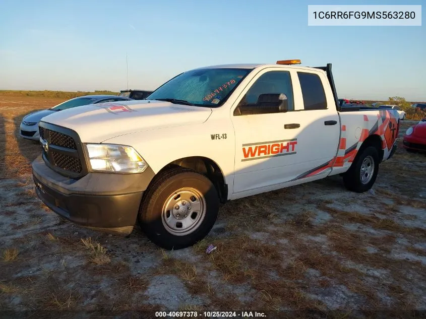 2021 Ram 1500 Classic Tradesman 4X2 6'4 Box VIN: 1C6RR6FG9MS563280 Lot: 40697378