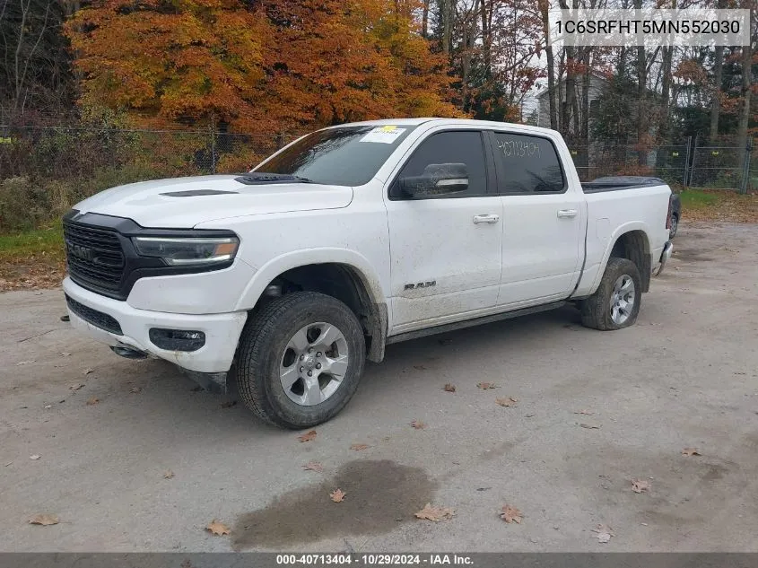 2021 Ram 1500 Limited 4X4 5'7 Box VIN: 1C6SRFHT5MN552030 Lot: 40713404