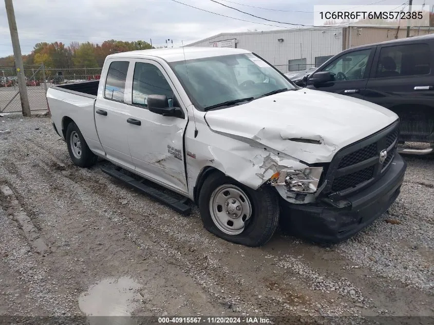 2021 Ram 1500 Classic Tradesman 4X2 6'4 Box VIN: 1C6RR6FT6MS572385 Lot: 40915567