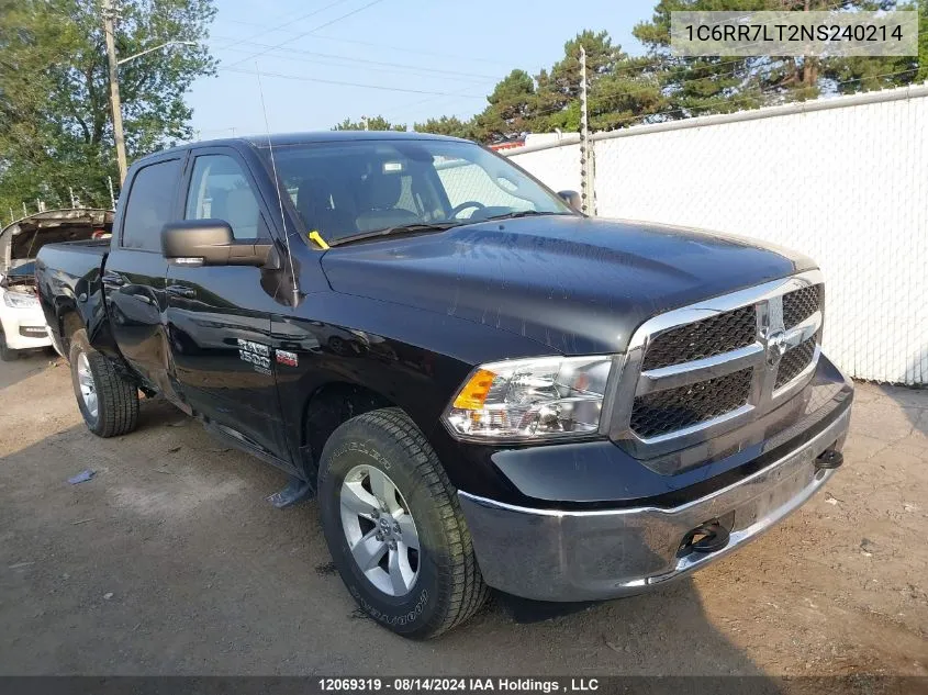 2022 Ram 1500 Classic Slt VIN: 1C6RR7LT2NS240214 Lot: 12069319