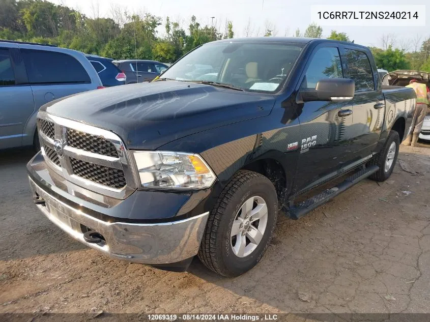 2022 Ram 1500 Classic Slt VIN: 1C6RR7LT2NS240214 Lot: 12069319