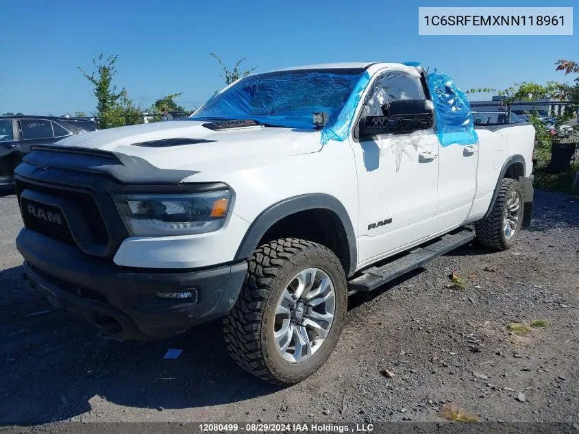 1C6SRFEMXNN118961 2022 Ram 1500 Rebel