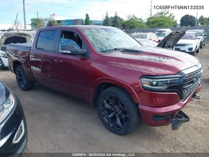 2022 Ram 1500 Limited VIN: 1C6SRFHT6NN132035 Lot: 12085974