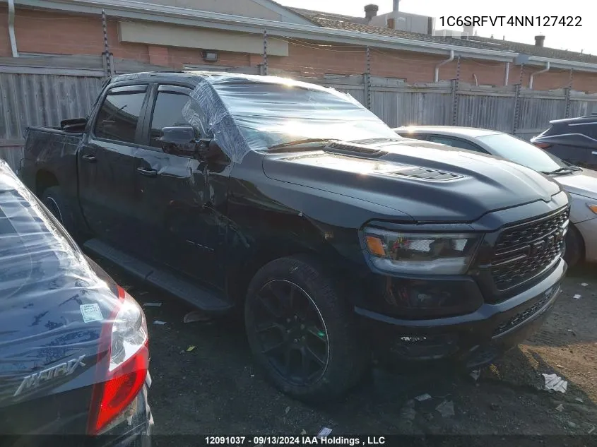 2022 Ram 1500 Sport VIN: 1C6SRFVT4NN127422 Lot: 12091037