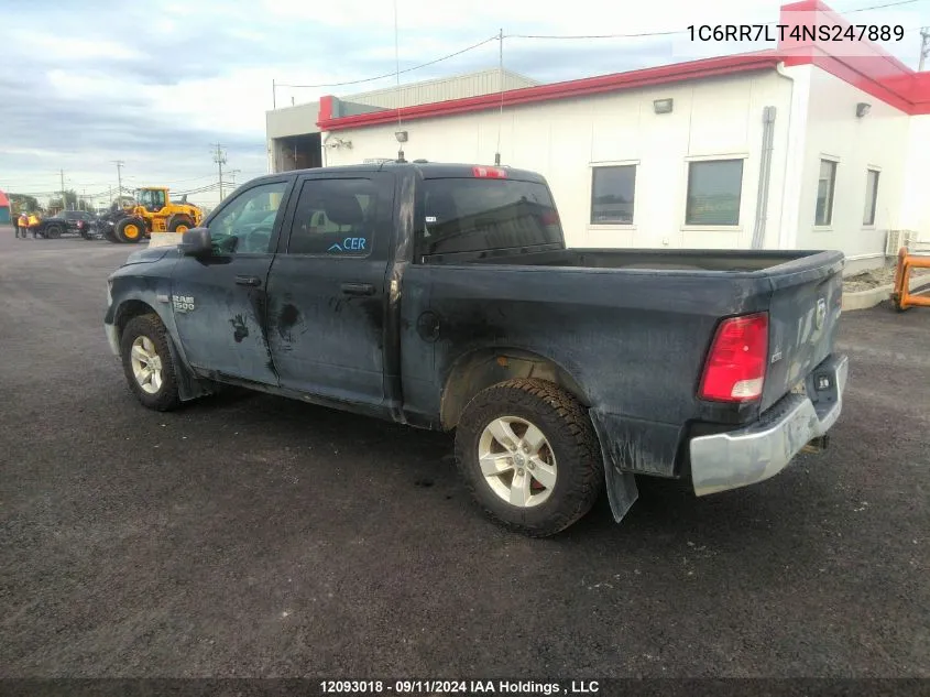 1C6RR7LT4NS247889 2022 Ram 1500 Classic Slt