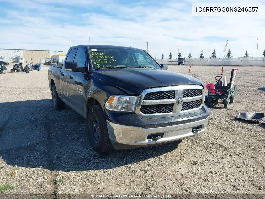 2022 Ram 1500 Classic Slt VIN: 1C6RR7GG0NS246557 Lot: 12104181