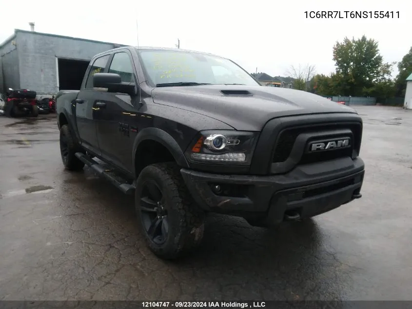 2022 Ram 1500 Classic Slt VIN: 1C6RR7LT6NS155411 Lot: 12104747