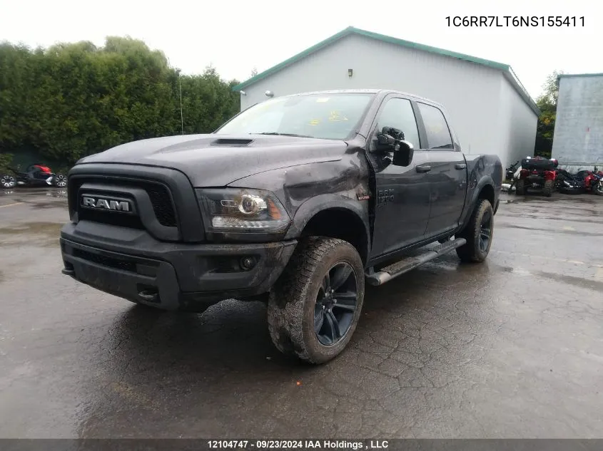 2022 Ram 1500 Classic Slt VIN: 1C6RR7LT6NS155411 Lot: 12104747