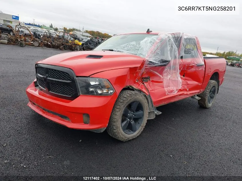 2022 Ram 1500 Classic Tradesman VIN: 3C6RR7KT5NG258201 Lot: 12117402