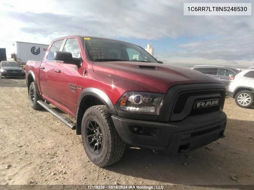 2022 Ram 1500 Classic Slt VIN: 1C6RR7LT8NS248530 Lot: 12119230