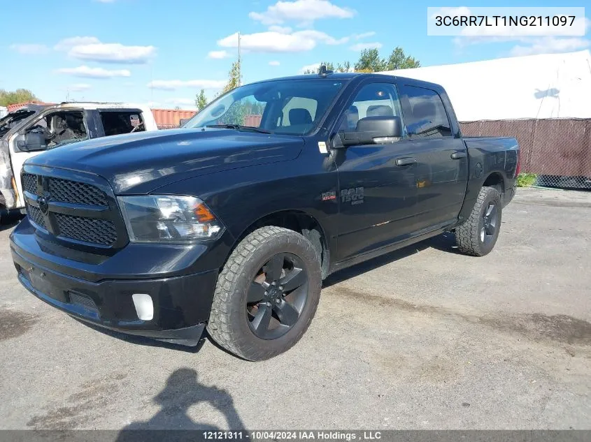 2022 Ram 1500 Classic Slt VIN: 3C6RR7LT1NG211097 Lot: 12121311