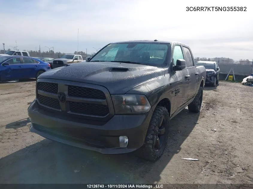 2022 Ram 1500 Classic Tradesman VIN: 3C6RR7KT5NG355382 Lot: 12126743