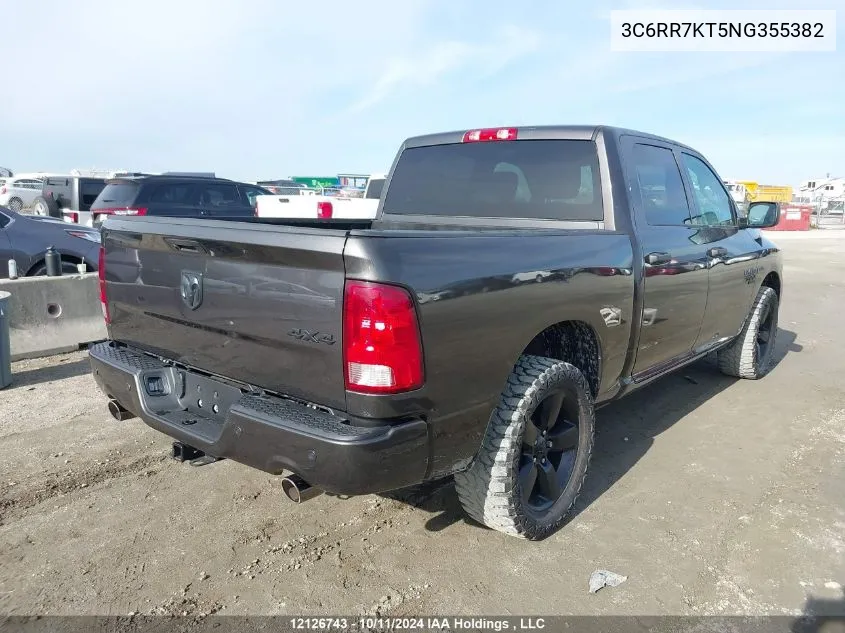 2022 Ram 1500 Classic Tradesman VIN: 3C6RR7KT5NG355382 Lot: 12126743