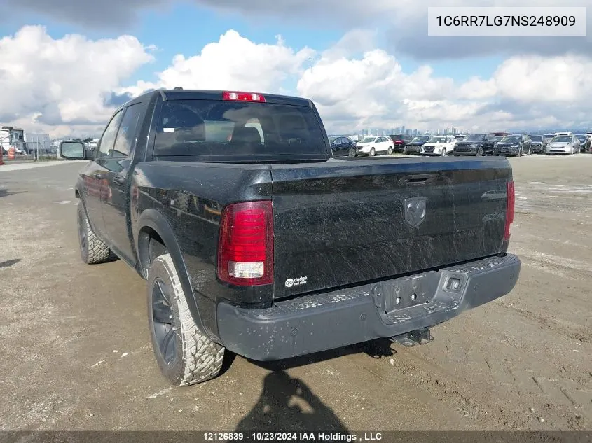 2022 Ram 1500 Classic Slt VIN: 1C6RR7LG7NS248909 Lot: 12126839