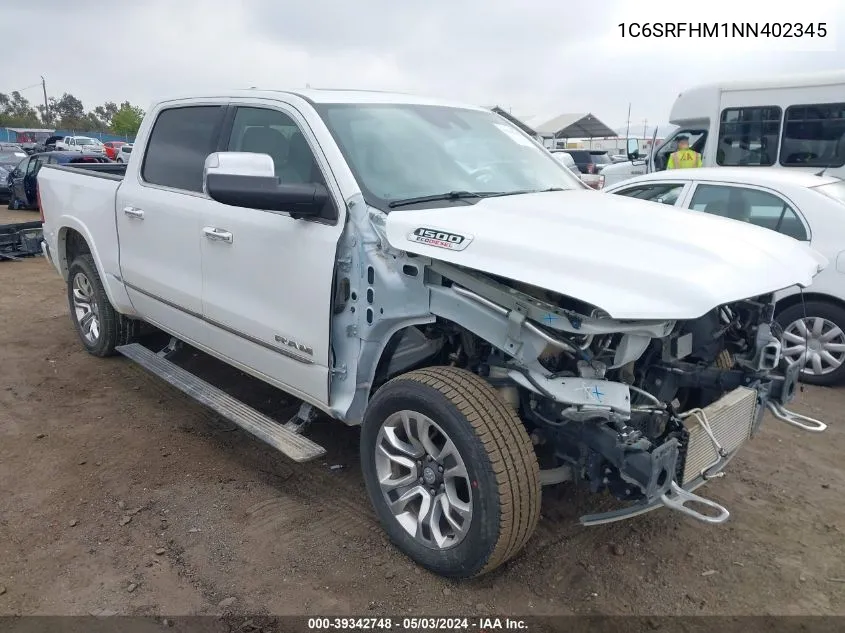 2022 Ram 1500 Limited 4X4 5'7 Box VIN: 1C6SRFHM1NN402345 Lot: 39342748