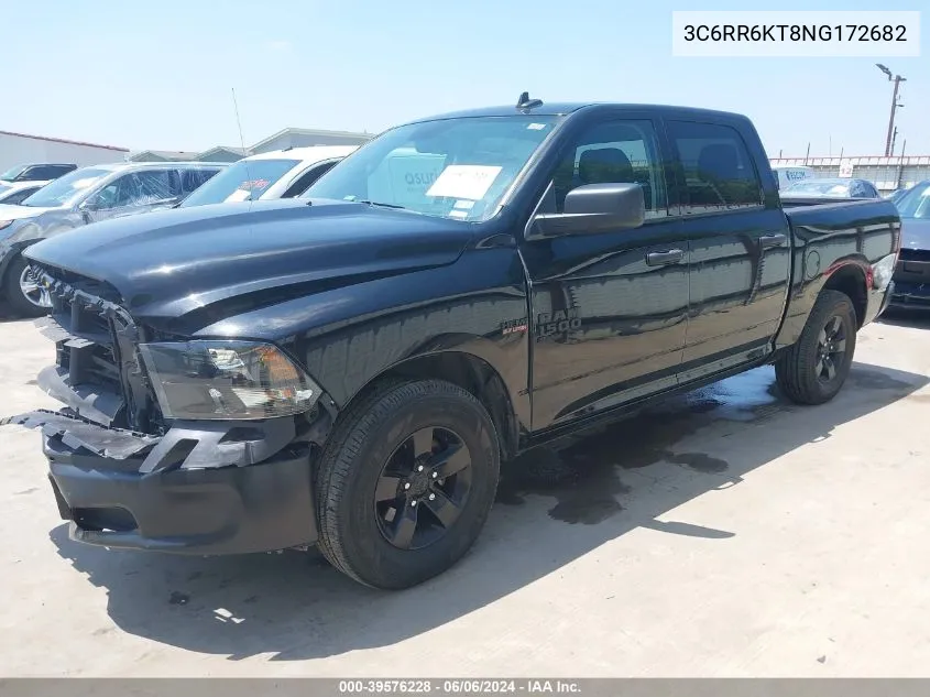 2022 Ram 1500 Classic Tradesman 4X2 5'7 Box VIN: 3C6RR6KT8NG172682 Lot: 39576228