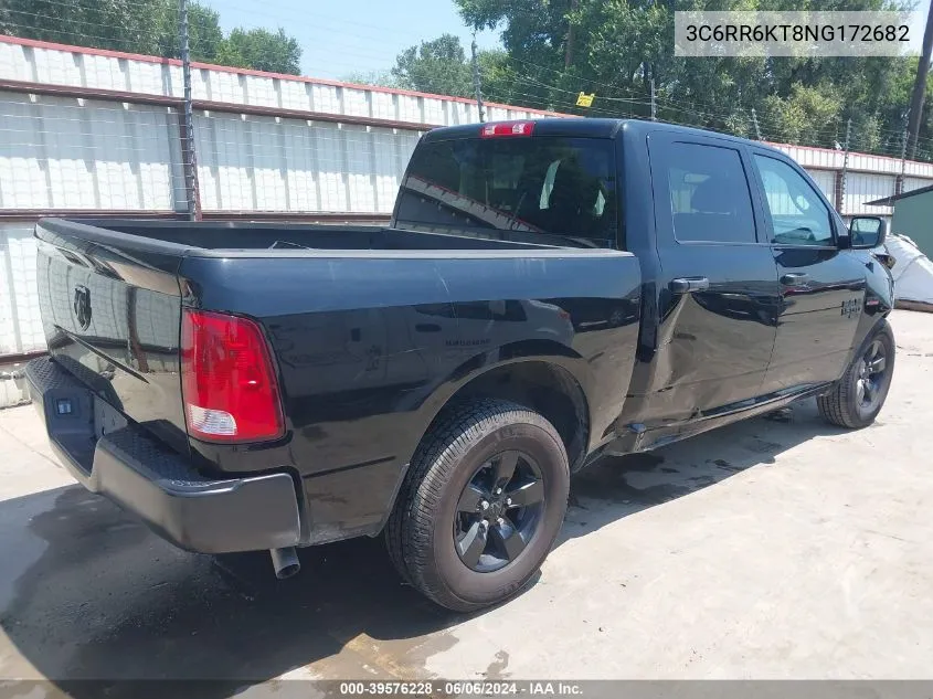 2022 Ram 1500 Classic Tradesman 4X2 5'7 Box VIN: 3C6RR6KT8NG172682 Lot: 39576228