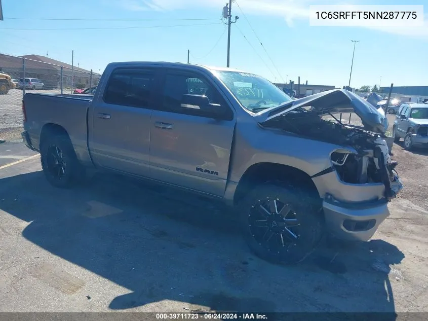 2022 Ram 1500 Big Horn 4X4 5'7 Box VIN: 1C6SRFFT5NN287775 Lot: 39711723