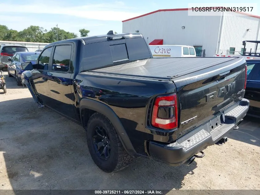 2022 Ram 1500 Trx 4X4 5'7 Box VIN: 1C6SRFU93NN319517 Lot: 39725211