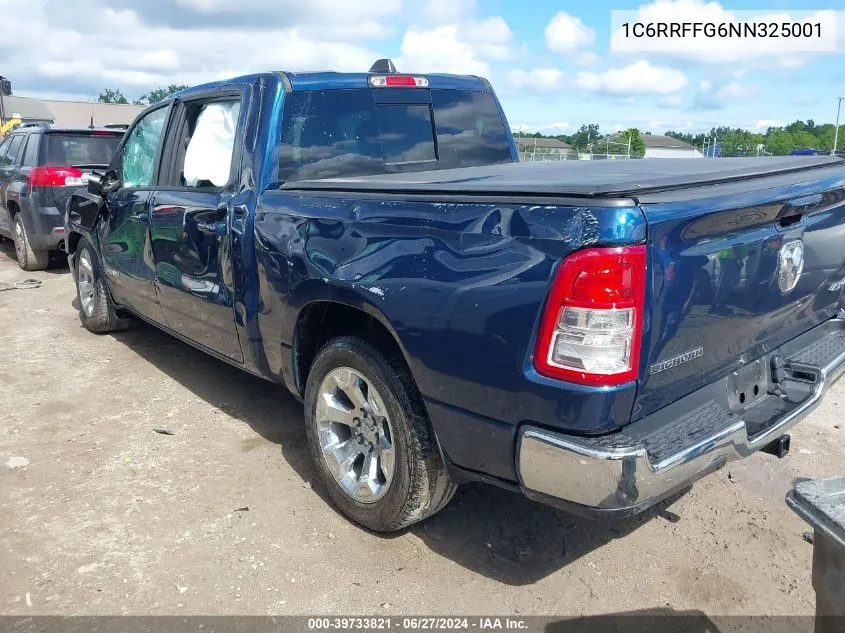 2022 Ram 1500 Big Horn 4X4 5'7 Box VIN: 1C6RRFFG6NN325001 Lot: 39733821