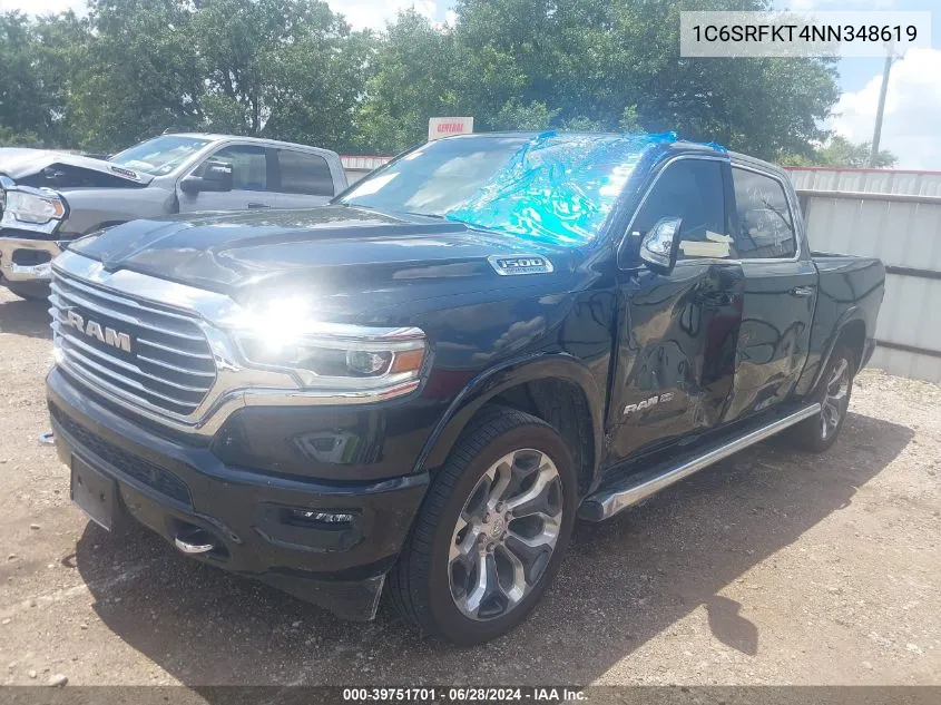 2022 Ram 1500 Limited Longhorn 4X4 5'7 Box VIN: 1C6SRFKT4NN348619 Lot: 39751701