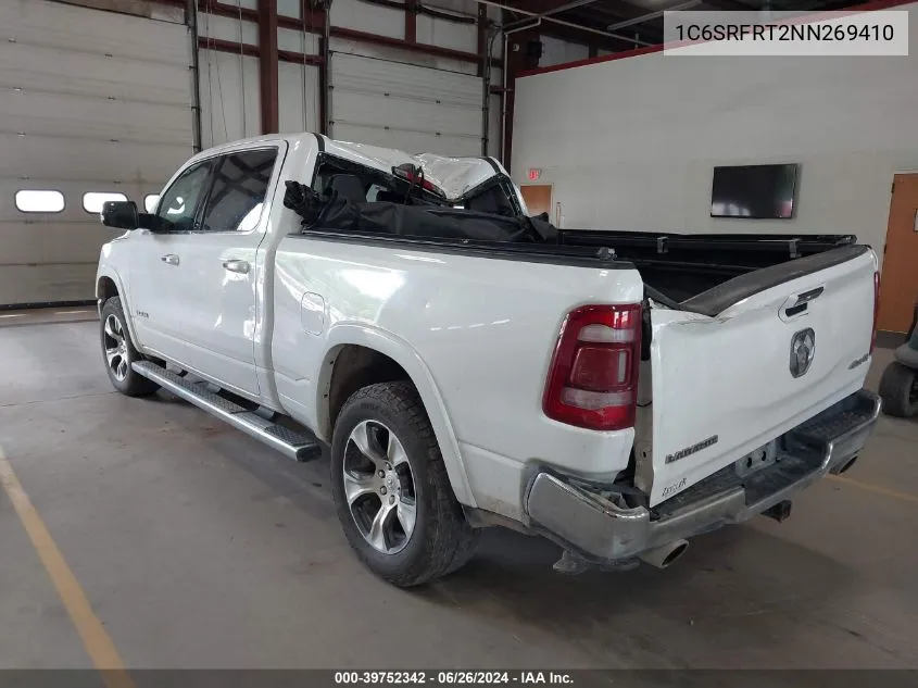 2022 Ram 1500 Laramie 4X4 6'4 Box VIN: 1C6SRFRT2NN269410 Lot: 39752342