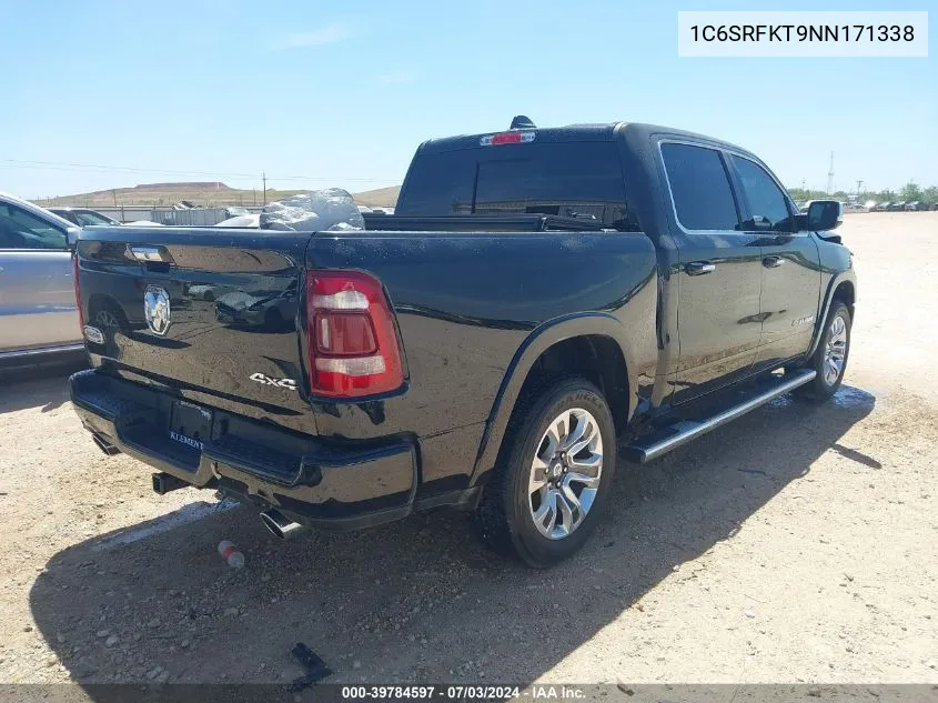 2022 Ram 1500 Limited Longhorn 4X4 5'7 Box VIN: 1C6SRFKT9NN171338 Lot: 39784597