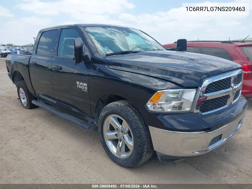 2022 Ram 1500 Classic Slt 4X4 5'7 Box VIN: 1C6RR7LG7NS209463 Lot: 39805492