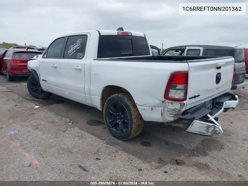 1C6RREFT0NN201362 2022 Ram 1500 Lone Star 4X2 5'7 Box