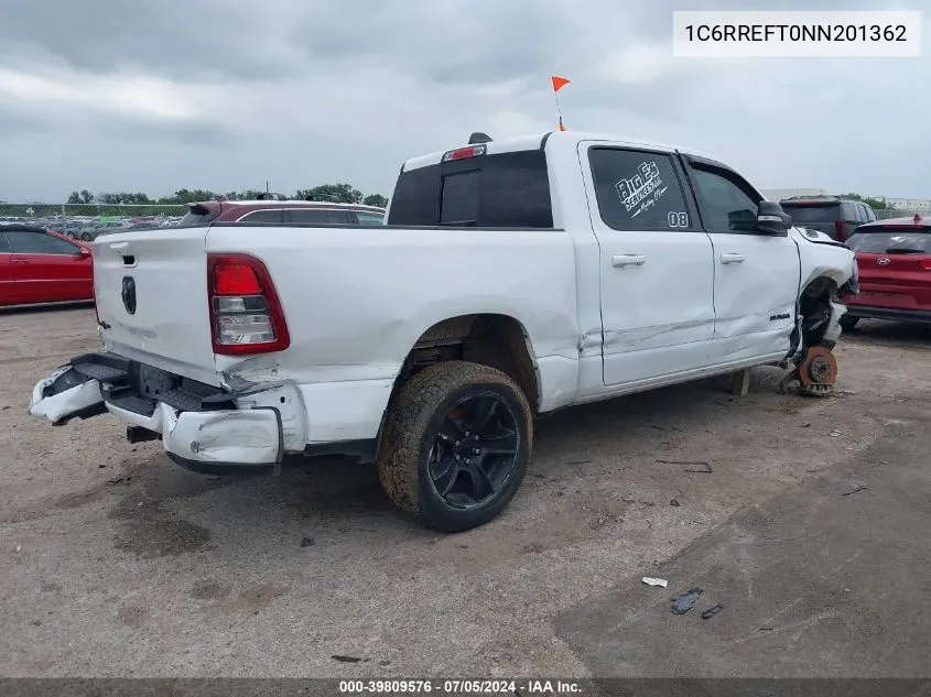 2022 Ram 1500 Lone Star 4X2 5'7 Box VIN: 1C6RREFT0NN201362 Lot: 39809576