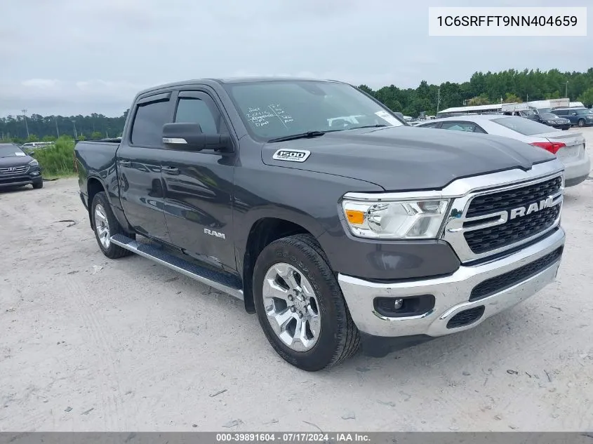 2022 Ram 1500 Big Horn 4X4 5'7 Box VIN: 1C6SRFFT9NN404659 Lot: 39891604