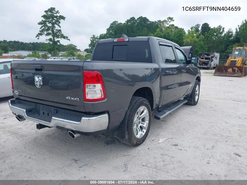 2022 Ram 1500 Big Horn 4X4 5'7 Box VIN: 1C6SRFFT9NN404659 Lot: 39891604