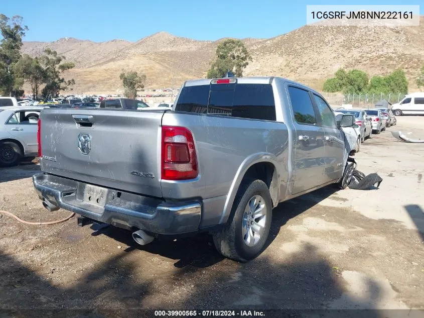 2022 Ram 1500 Laramie 4X4 5'7 Box VIN: 1C6SRFJM8NN222161 Lot: 39900565