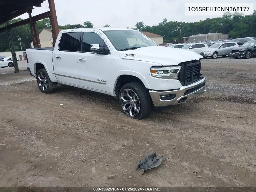 2022 Ram 1500 Limited 4X4 5'7 Box VIN: 1C6SRFHT0NN368177 Lot: 39925184