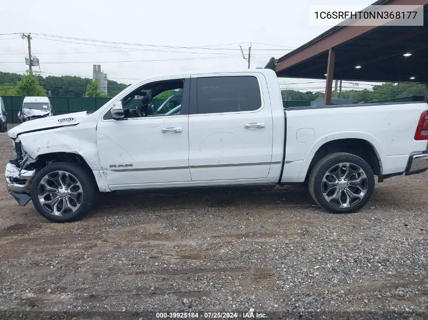 2022 Ram 1500 Limited 4X4 5'7 Box VIN: 1C6SRFHT0NN368177 Lot: 39925184