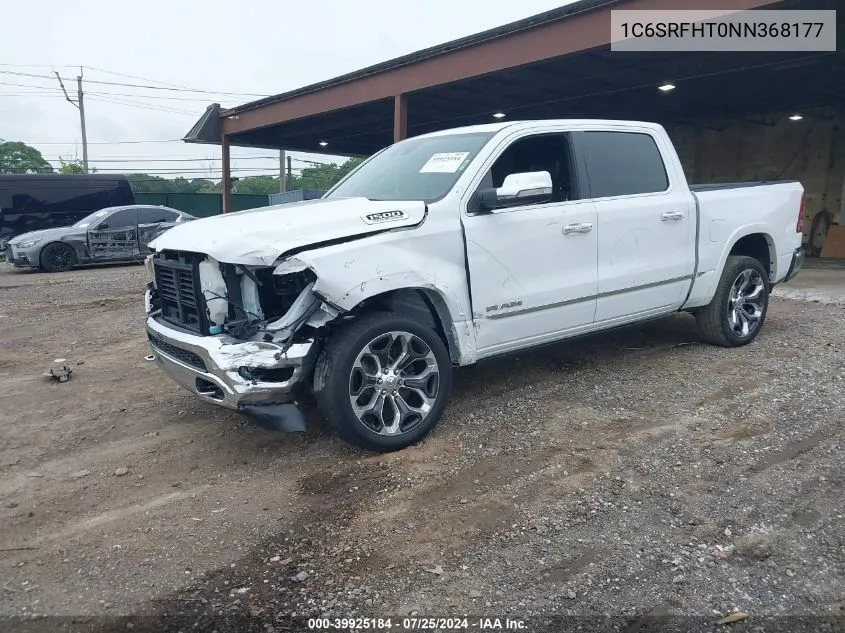 2022 Ram 1500 Limited 4X4 5'7 Box VIN: 1C6SRFHT0NN368177 Lot: 39925184