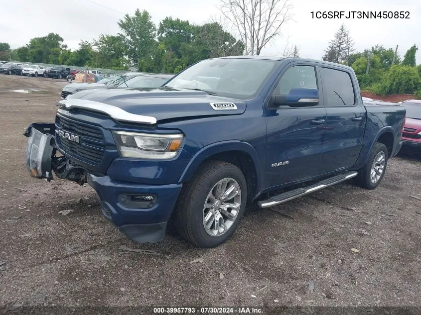 2022 Ram 1500 Laramie 4X4 5'7 Box VIN: 1C6SRFJT3NN450852 Lot: 39957793