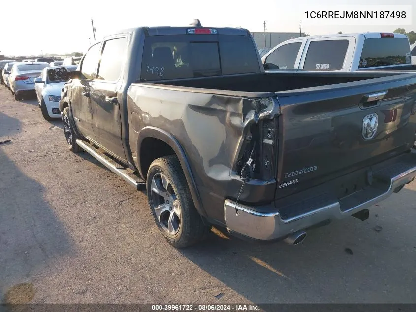 2022 Ram 1500 Laramie 4X2 5'7 Box VIN: 1C6RREJM8NN187498 Lot: 39961722