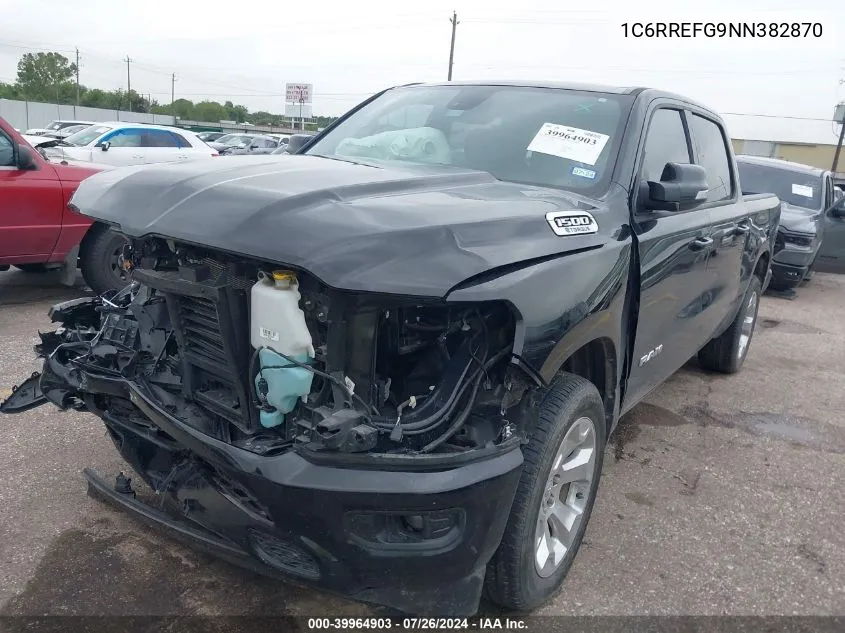 2022 Ram 1500 Lone Star 4X2 5'7 Box VIN: 1C6RREFG9NN382870 Lot: 39964903