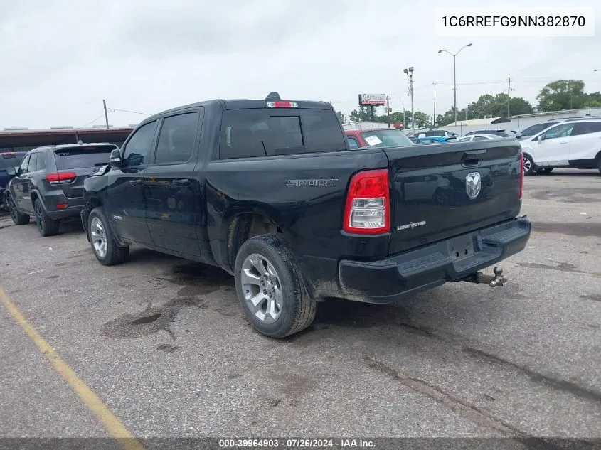 2022 Ram 1500 Lone Star 4X2 5'7 Box VIN: 1C6RREFG9NN382870 Lot: 39964903