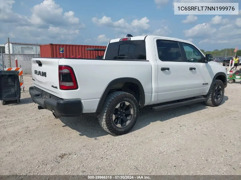 2022 Ram 1500 Rebel 4X4 5'7 Box VIN: 1C6SRFLT7NN199976 Lot: 39966315