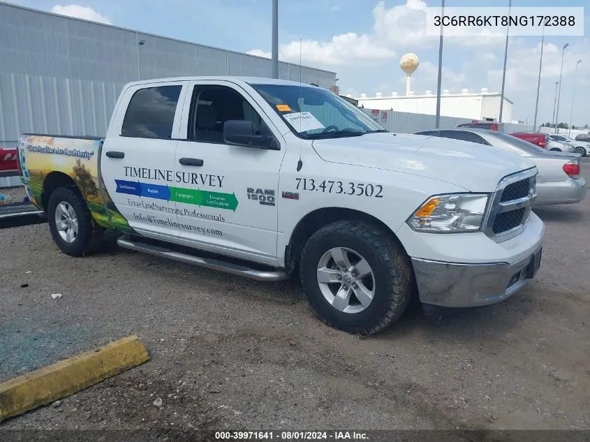 3C6RR6KT8NG172388 2022 Ram 1500 Classic Tradesman 4X2 5'7 Box