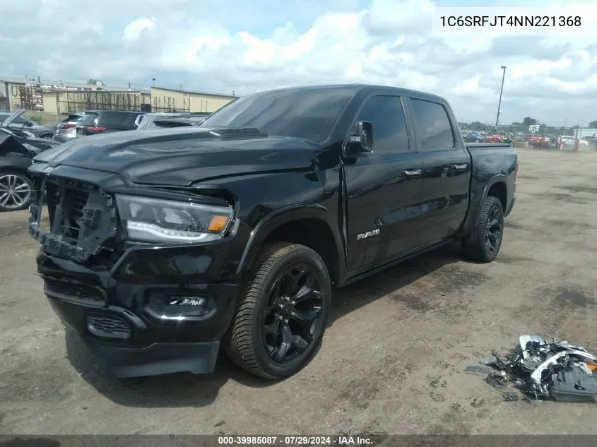 2022 Ram 1500 Laramie 4X4 5'7 Box VIN: 1C6SRFJT4NN221368 Lot: 39985087