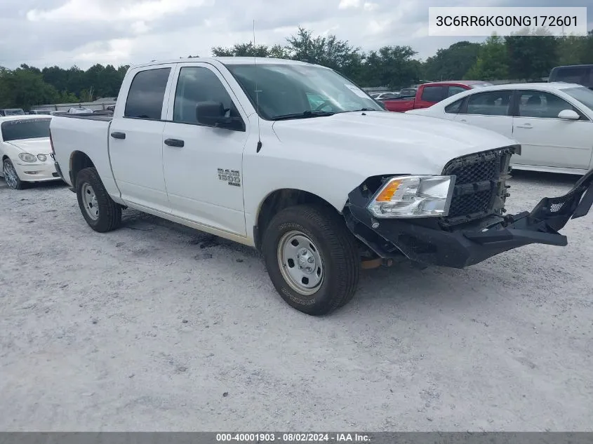 2022 Ram 1500 Classic Tradesman 4X2 5'7 Box VIN: 3C6RR6KG0NG172601 Lot: 40001903